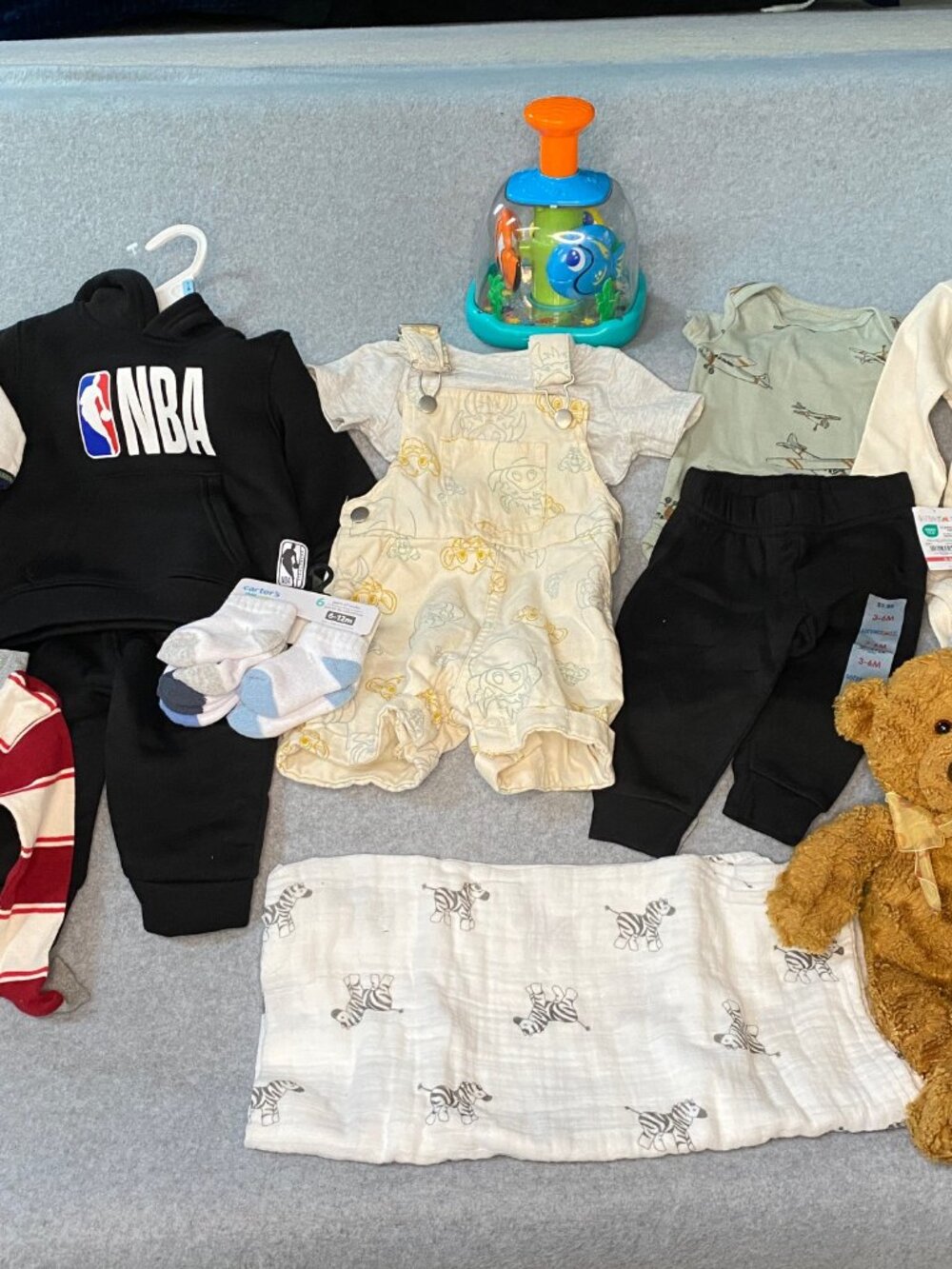 Baby Boys Extremely Large Bundle NFL, NBA , Disney ,Star Wars,Gund